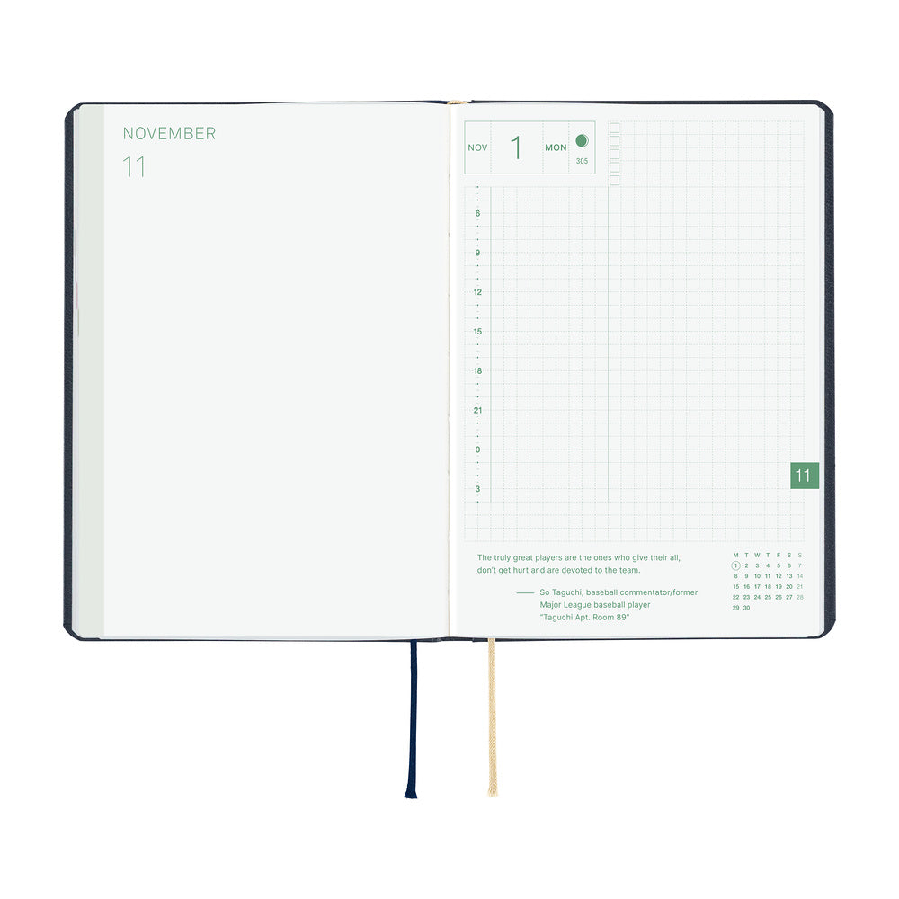 Hobonichi  |  SLASH Navy A6 HON