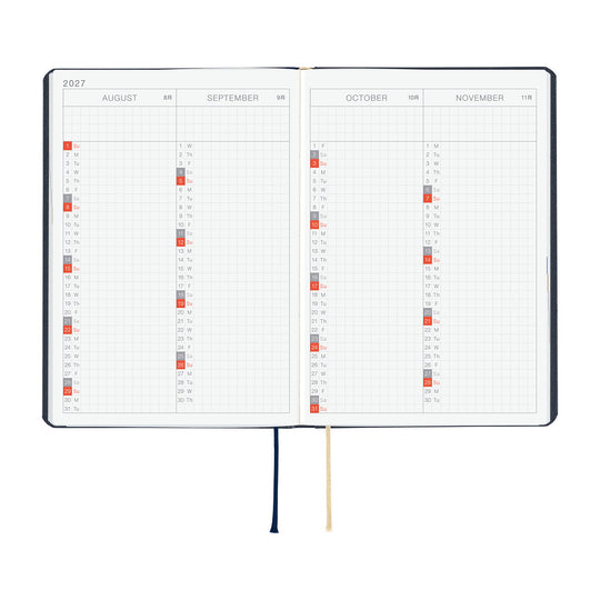 Hobonichi  |  SLASH Navy A6 HON