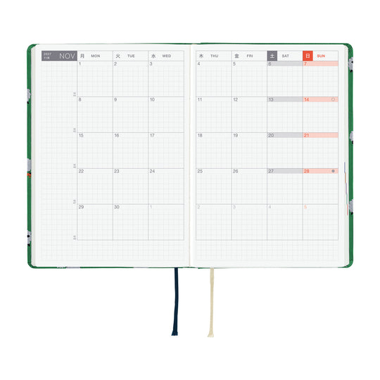 Hobonichi  |  Bow &amp; Tie Sheep Sheep Sheep A6 HON