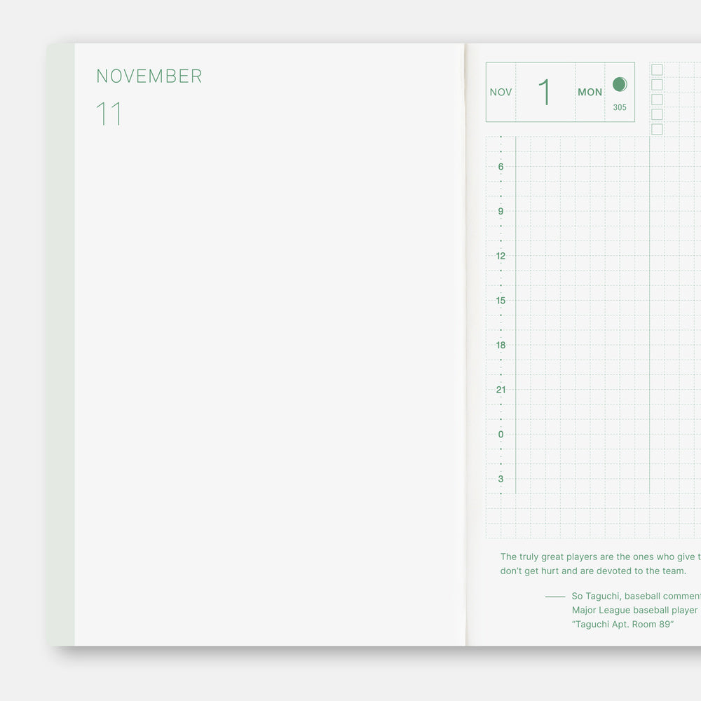 Hobonichi Techo 2027 English Original Book A6