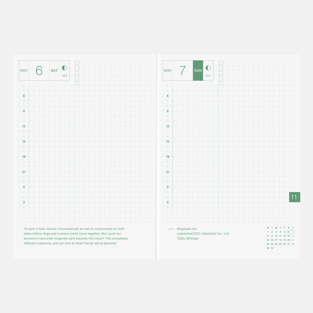 Hobonichi Techo 2027 English Original Book A6