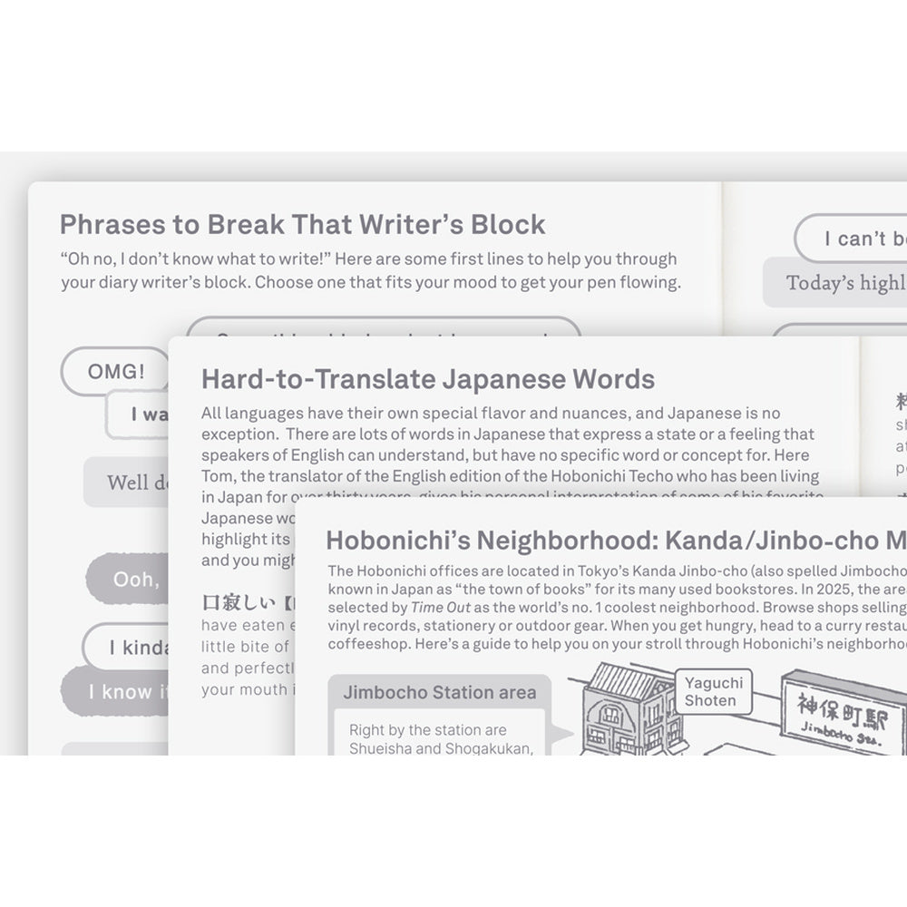 Hobonichi Techo 2027 English Original Book A6