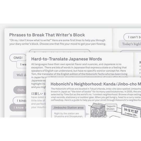 Hobonichi Techo 2027 English Original Book A6