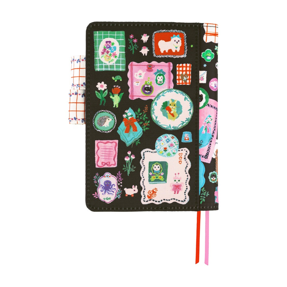 Hobonichi A6 Cover Yumi Kitagishi- White Cat's Table Decorations