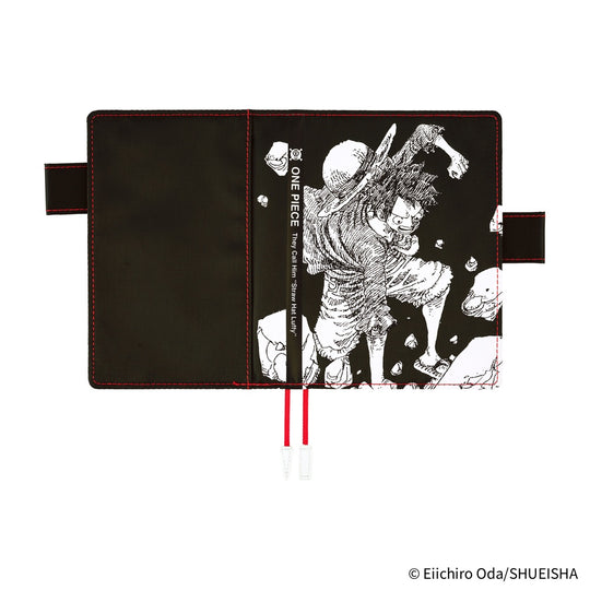 Hobonichi ONE PIECE magazine Straw Hat Luffy (Black) A6