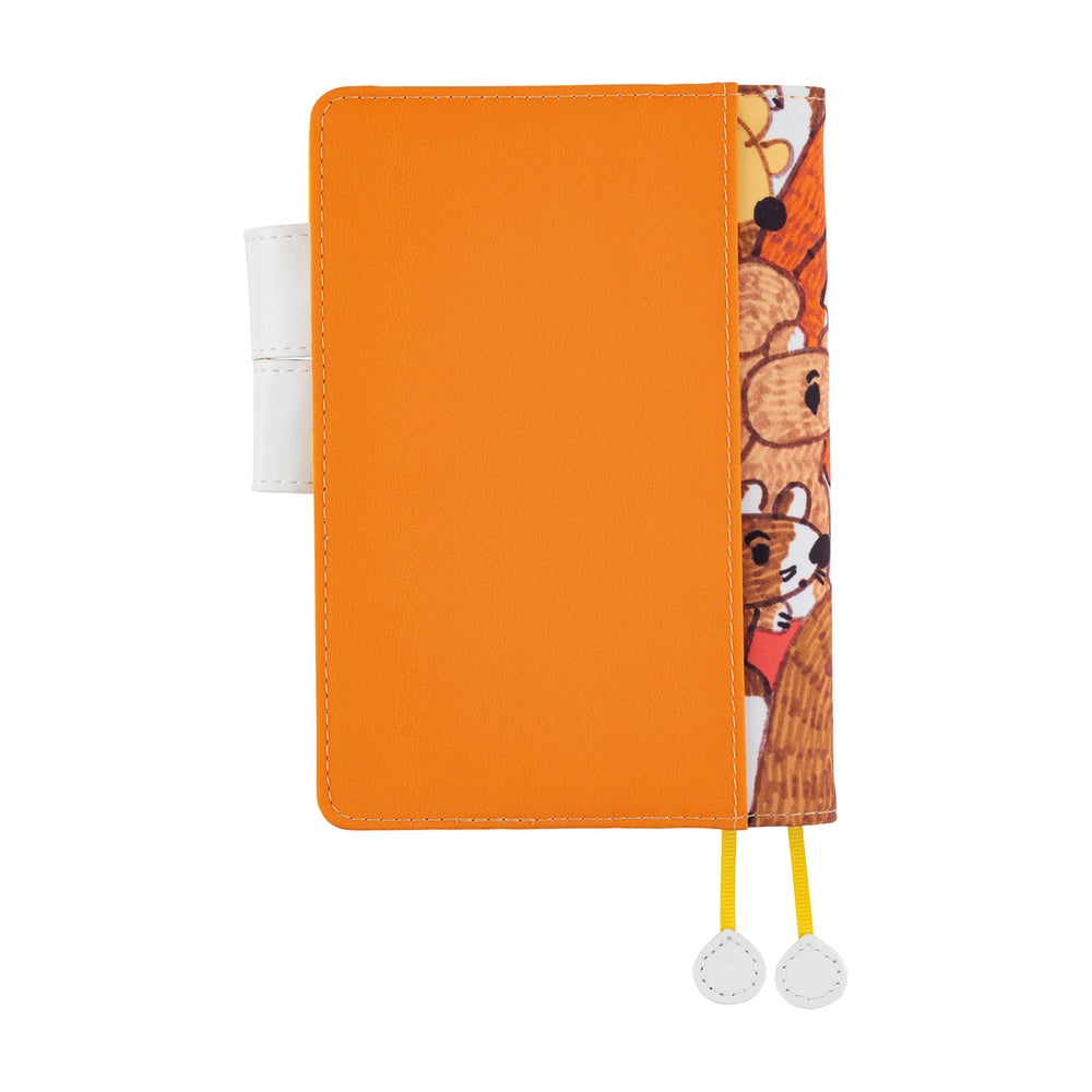 Hobonichi A6 Cover- 100%ORANGE Squirrel Squadron