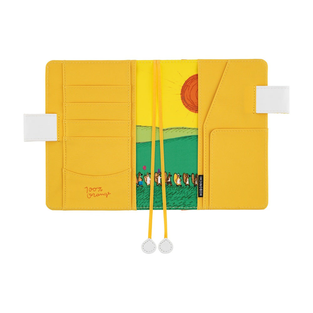 Hobonichi A6 Cover- 100%ORANGE Squirrel Squadron