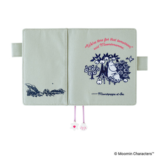 Hobonichi  |  Moomin My Yard A6- Pale Mint