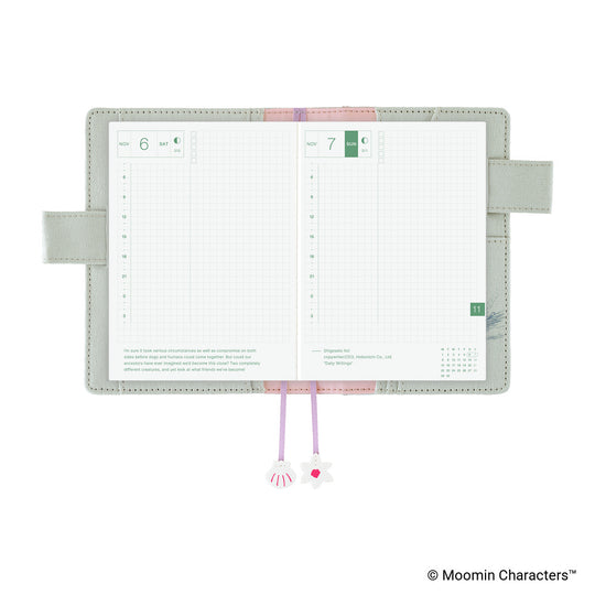 Hobonichi  |  Moomin My Yard A6- Pale Mint