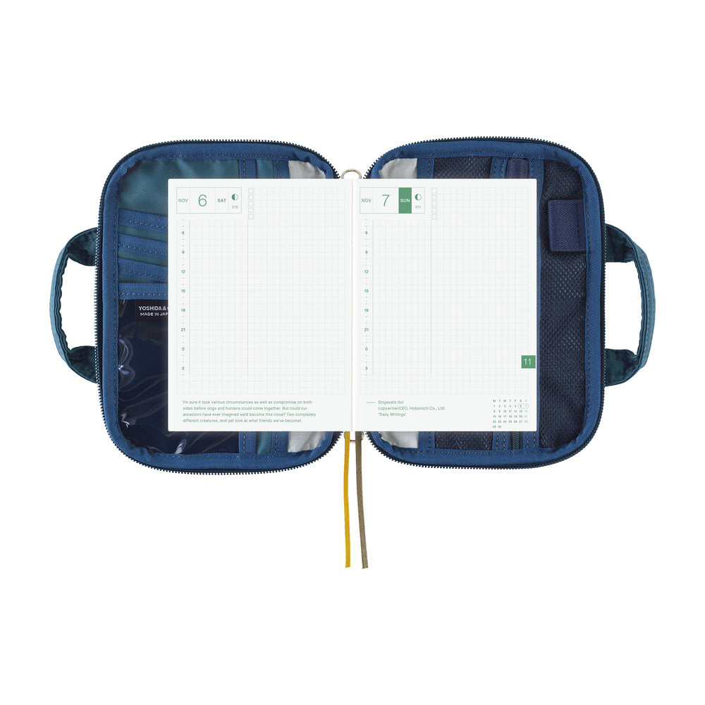 Hobonichi  |  POTR Stride Peacock Blue A6