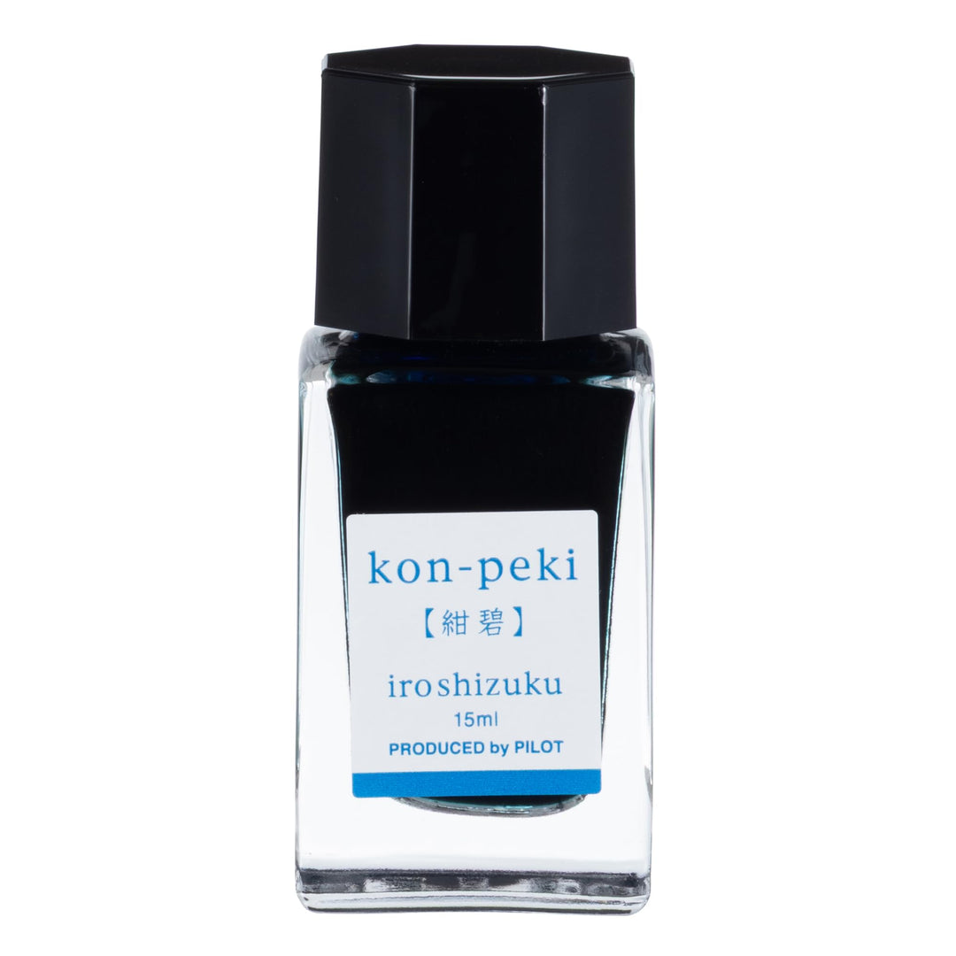 Pilot Iroshizuku Fountain Pen Ink 15ml- Kon-Peki