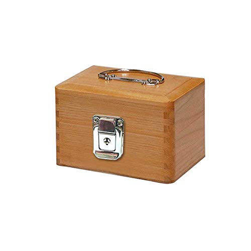 Collect Stamp Box with Lock- Wood