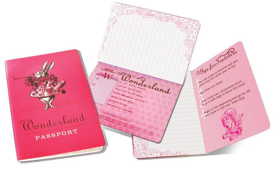 The Unemployed Philosophers Guild Notebook- Passport to Wonderland