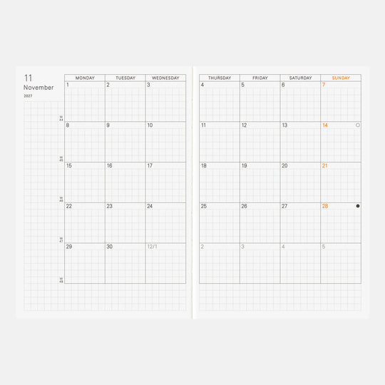 Hobonichi Techo 2027 English Planner A6