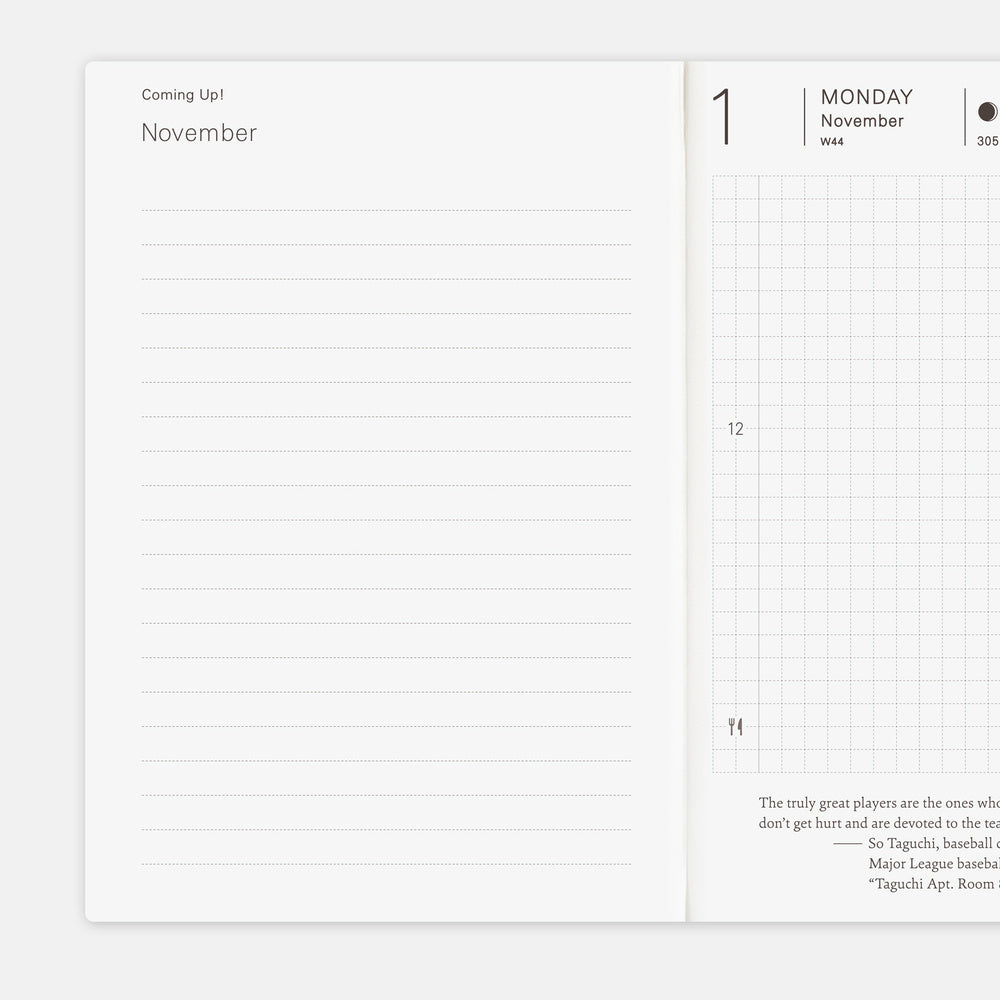 Hobonichi Techo 2027 English Planner A6