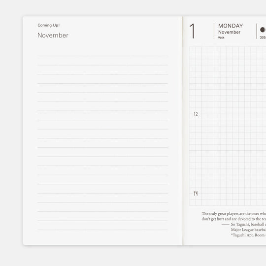 Hobonichi Techo 2027 English Planner A6