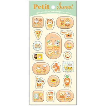 Mind Wave Stickers Petit Sweet - Painter Hamster