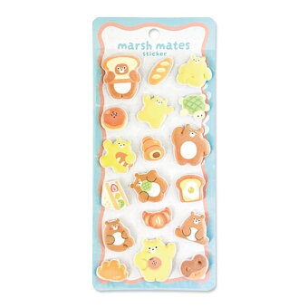 Mind Wave Stickers Marshmallow - Bear and Bread
