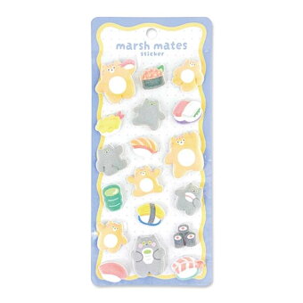 Mind Wave Stickers Marshmallow - Cat and Sushi