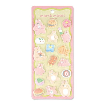 Mind Wave Stickers Marshmallow - Rabbits and Japanese Sweets