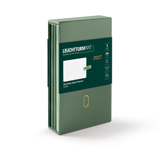 Leuchtturm1917 Quarterly Daily Planner Dotted A6 2027