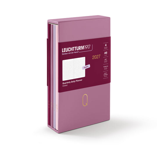 Leuchtturm1917 Quarterly Daily Planner Dotted A6 2027