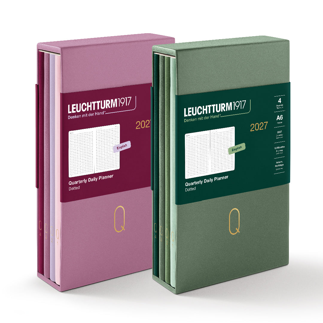 Leuchtturm1917 Quarterly Daily Planner Dotted A6 2027