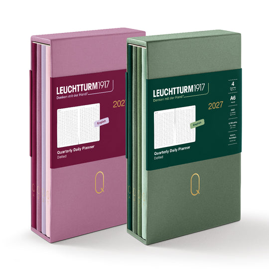 Leuchtturm1917 Quarterly Daily Planner Dotted A6 2027