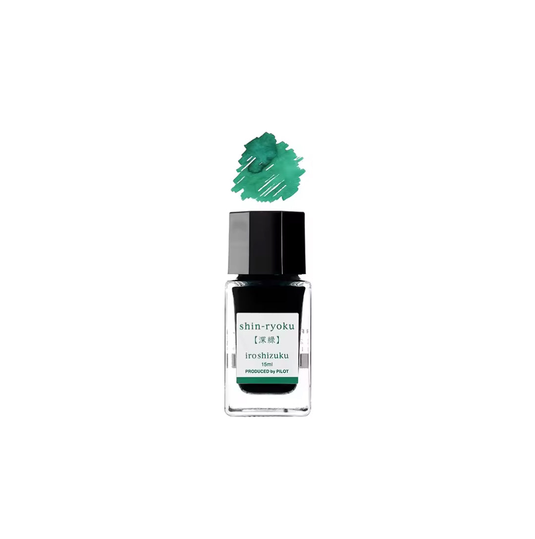 Pilot Iroshizuku Fountain Pen Ink 15ml- Shin-Ryoku