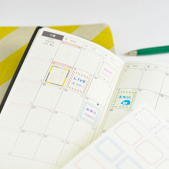 Hobonichi Accessories Frame Stickers
