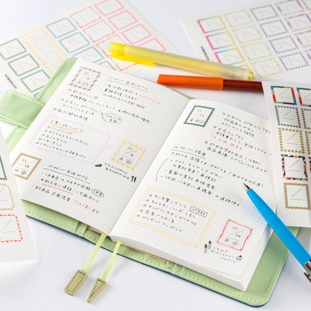 Hobonichi Accessories Frame Stickers for Dates