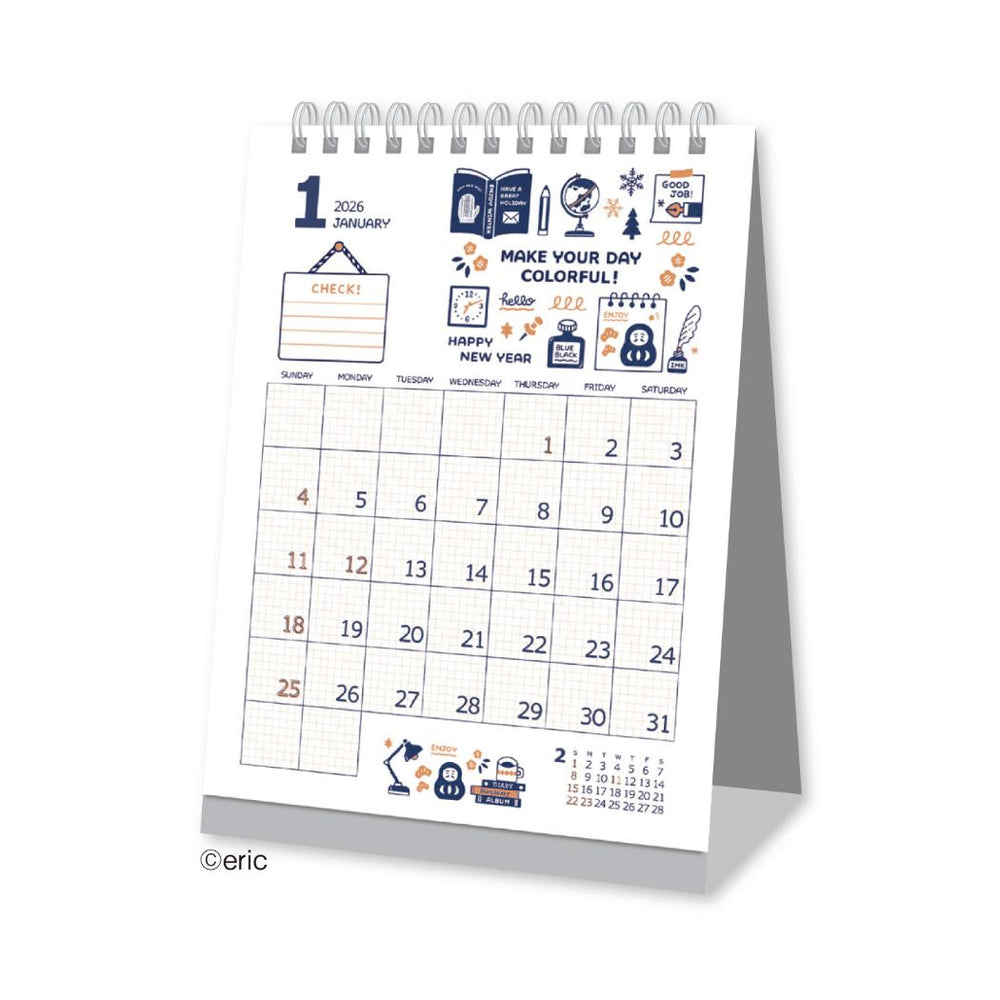 Shinnippon  Eric Small Things Desktop Calendar