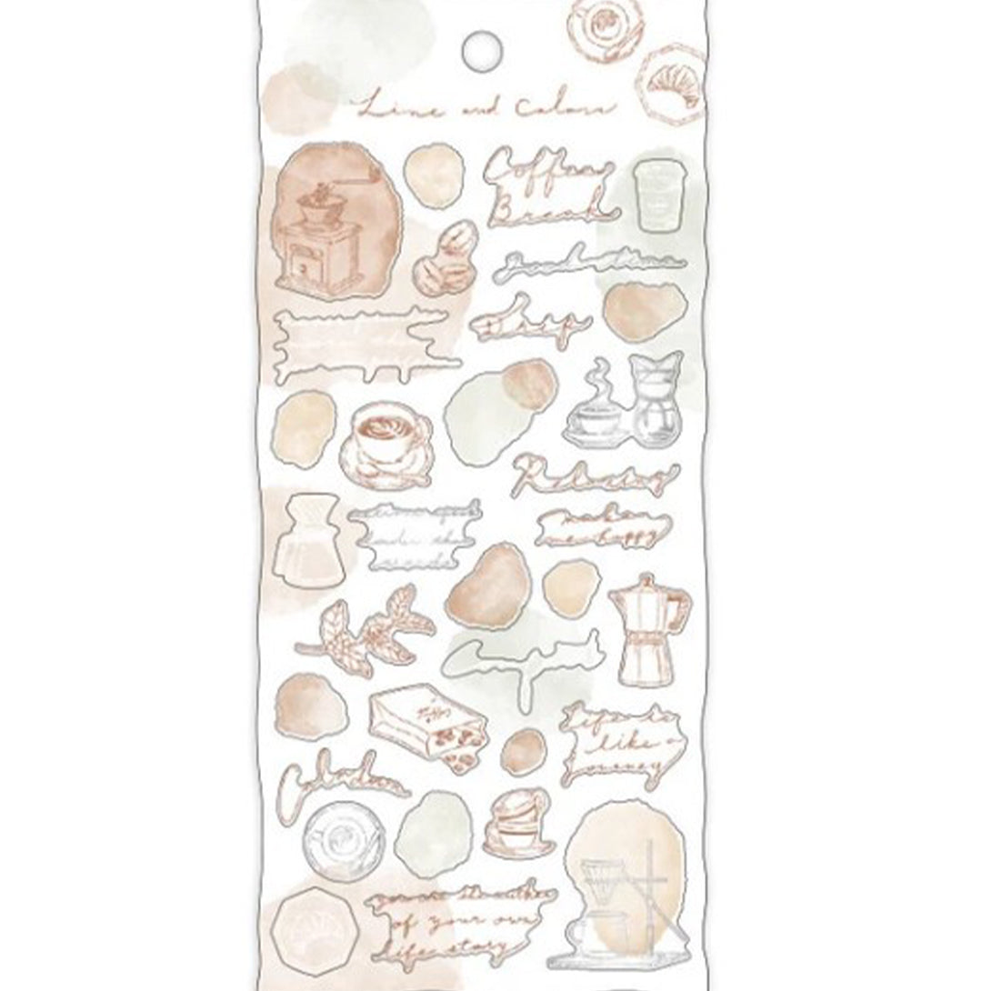Mind Wave Stickers Coffee