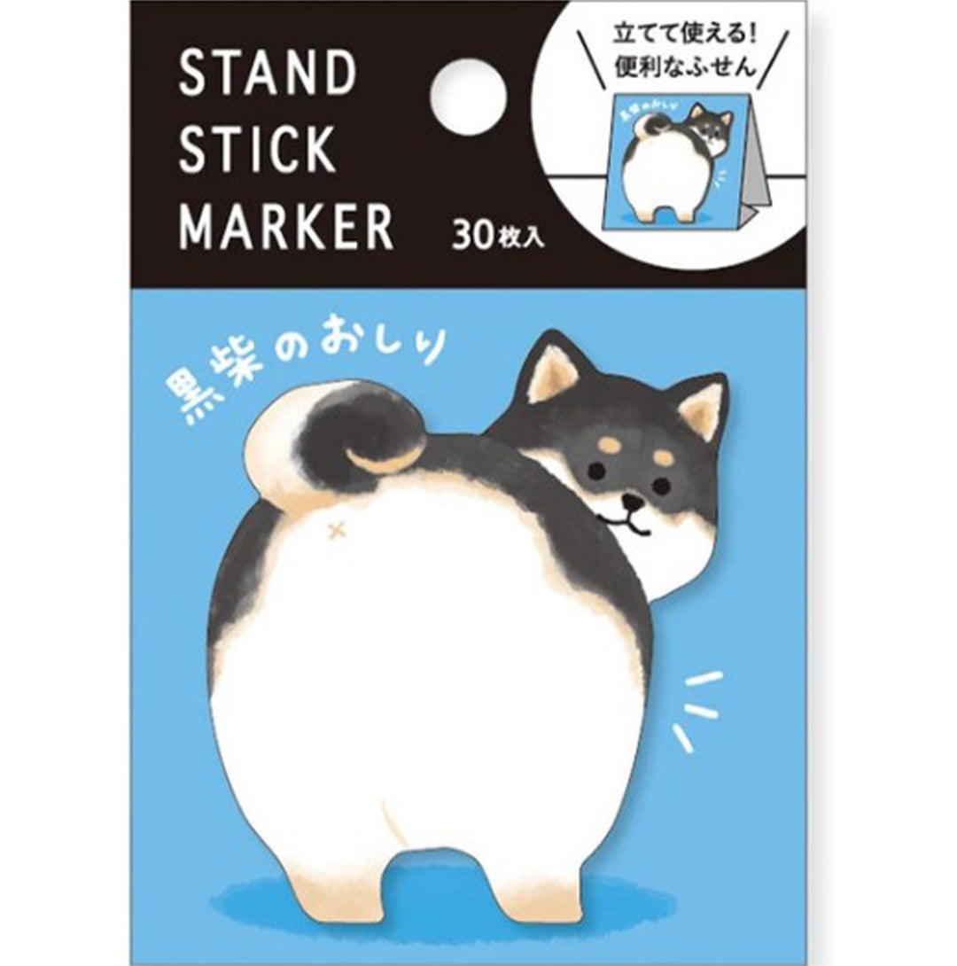 Mind Wave Sticky Notes Stand Stick Marker Black Shiba&