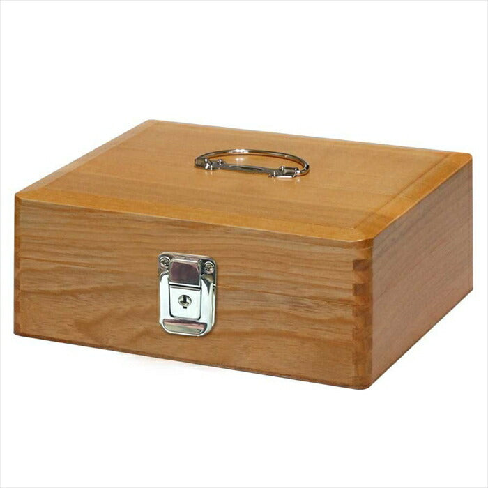 Collect Stamp Box with Lock- Wood