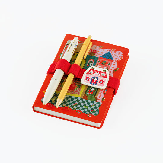 Hobonichi  │  Yumi Kitagishi Bookband with White Cat Charm