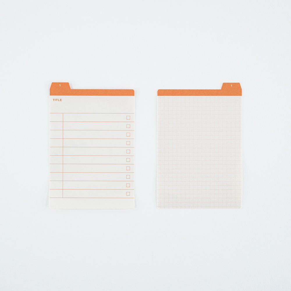 Hobonichi Tsuki No Iro- 12 Month Index Pockets