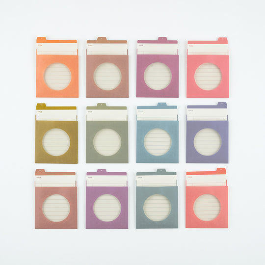 Hobonichi Tsuki No Iro- 12 Month Index Pockets
