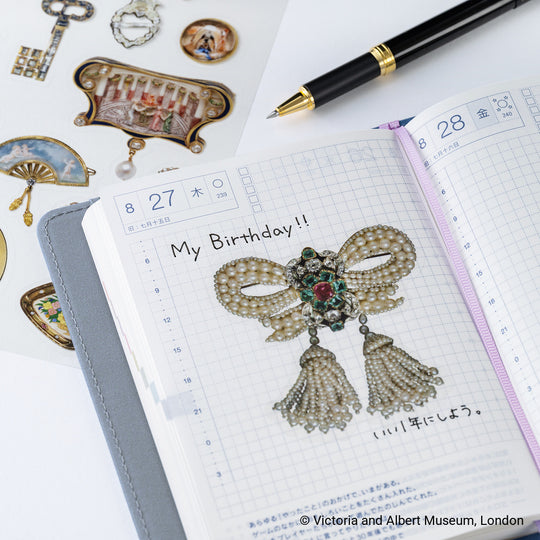 Hobonichi V&amp;A Series  Almost- Actual Jewelry Stickers