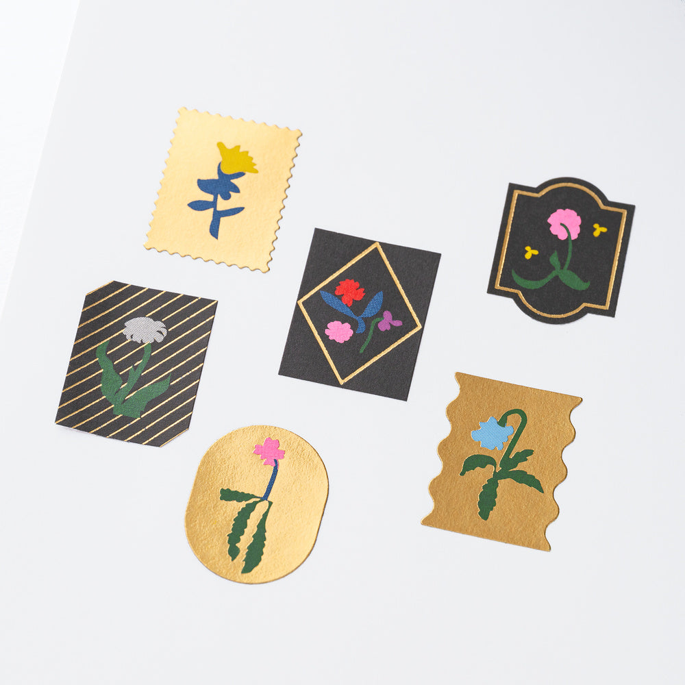 Hobonichi Yoshie Watanabe Foiled Stamped Stickers