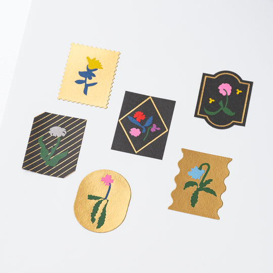 Hobonichi Yoshie Watanabe Foiled Stamped Stickers