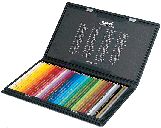 Uni  │  Mitsubishi Pencil Coloured Pencils