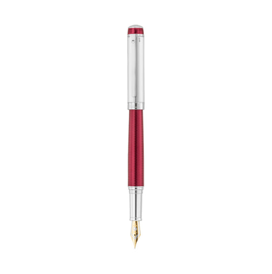Waldmann Grandeur Gold Nib Fountain Pen - Burgundy Lacquer