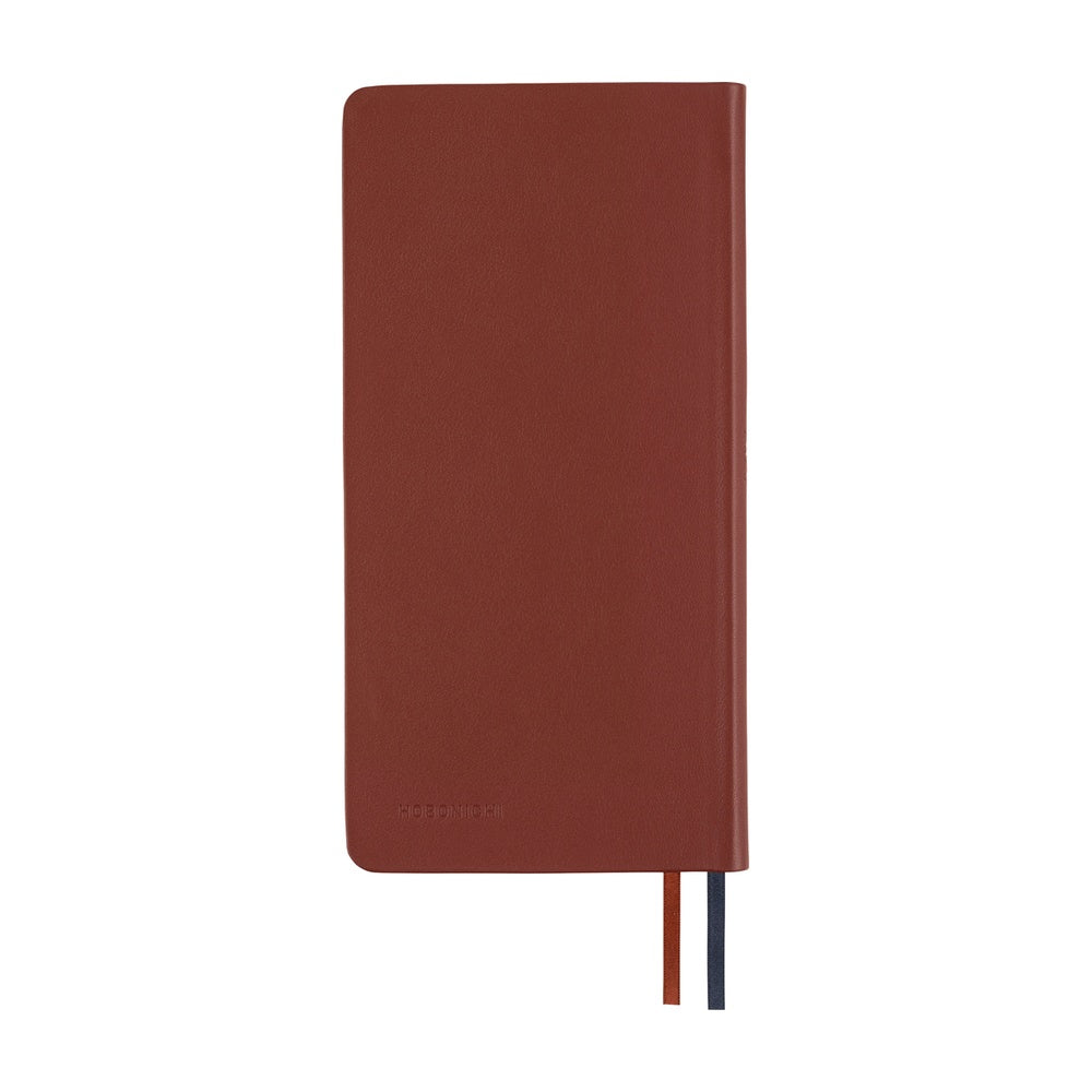 Hobonichi Weeks English Tall & Slim Leather- Wine Brown