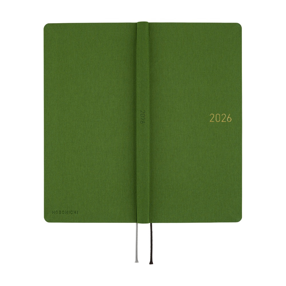 Hobonichi Weeks English Tall & Slim Colours- Antique Green