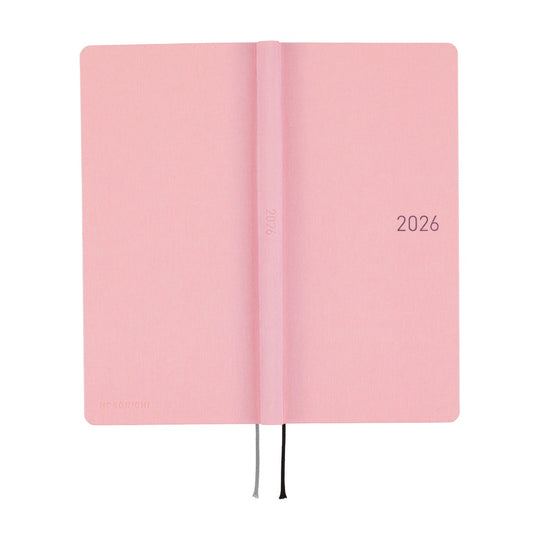 Hobonichi Weeks English Tall & Slim Colours- Strawberry Milk