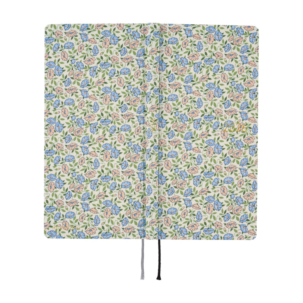 Hobonichi Weeks English Tall & Slim Liberty Fabric- Sasha Kiora