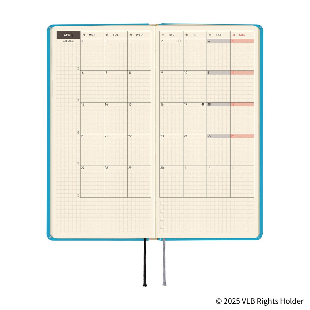 Hobonichi Weeks English Tall & Slim Virginia Lee Burton- The Little House