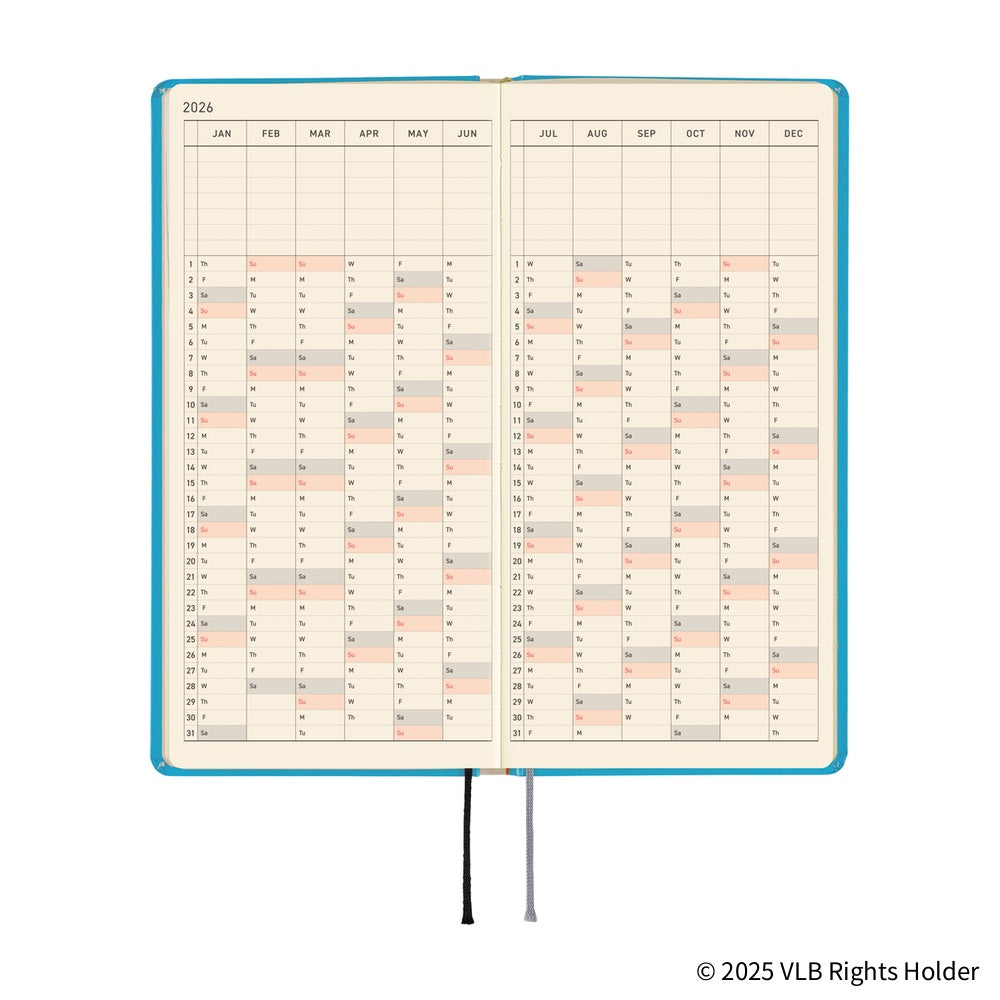 Hobonichi Weeks English Tall & Slim Virginia Lee Burton- The Little House