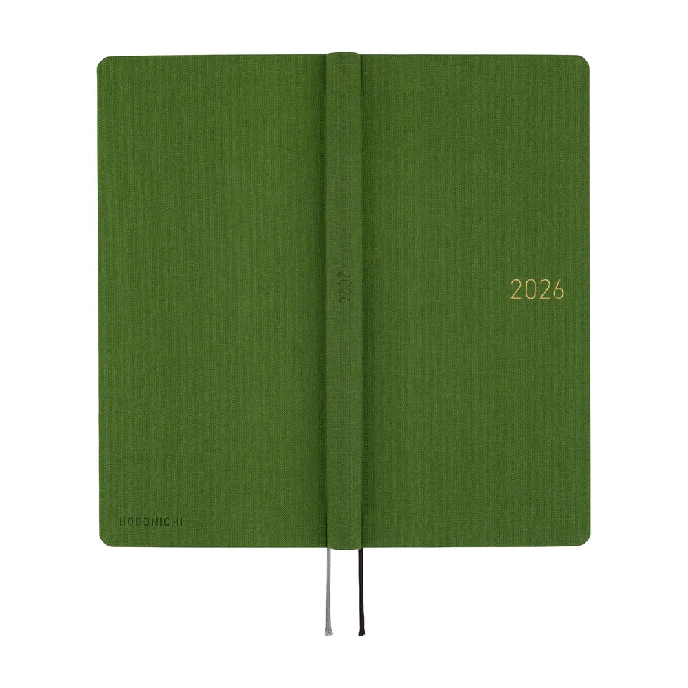 Hobonichi Weeks Mega English Tall & Slim Colours- Antique Green
